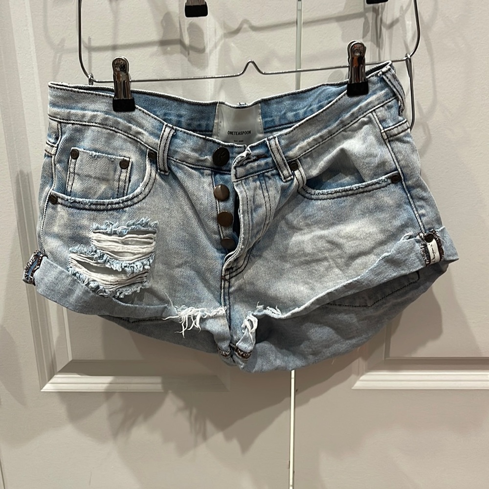 One Teaspoon Jean Shorts